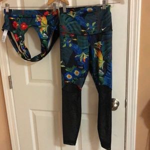 Nike leggings Sz XS and sports bra Sz.small